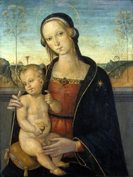 Madonna og barn, ca. 1500 (tempera på træ)